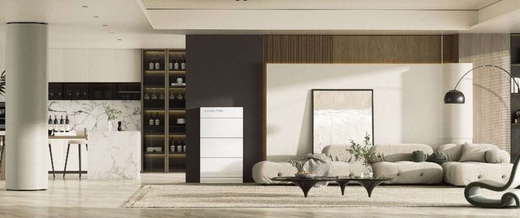 Residential Lithium Battery in Living Room